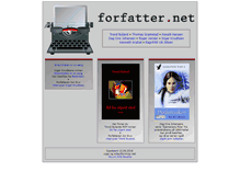 Tablet Screenshot of forfatter.net